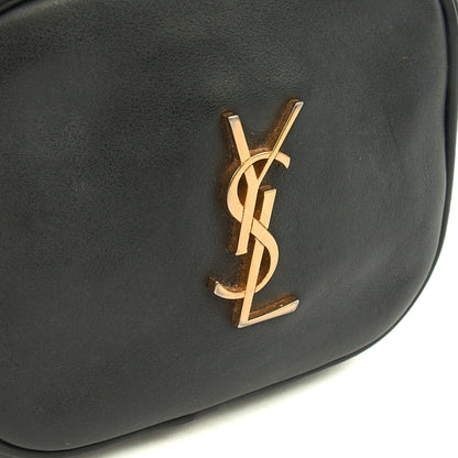 Saint Laurent Cross Body Lou - Mini in Black, Calfskin Leather — Detail View
