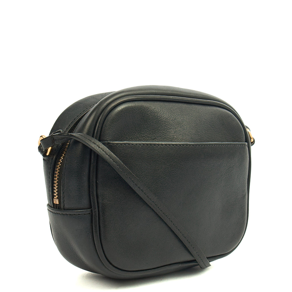 Saint Laurent Cross Body Lou - Mini in Black, Calfskin Leather — Side View