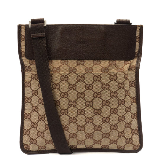 Gucci Cross Body GG Messenger  - Small in GG Supreme, GG Canvas — Front View