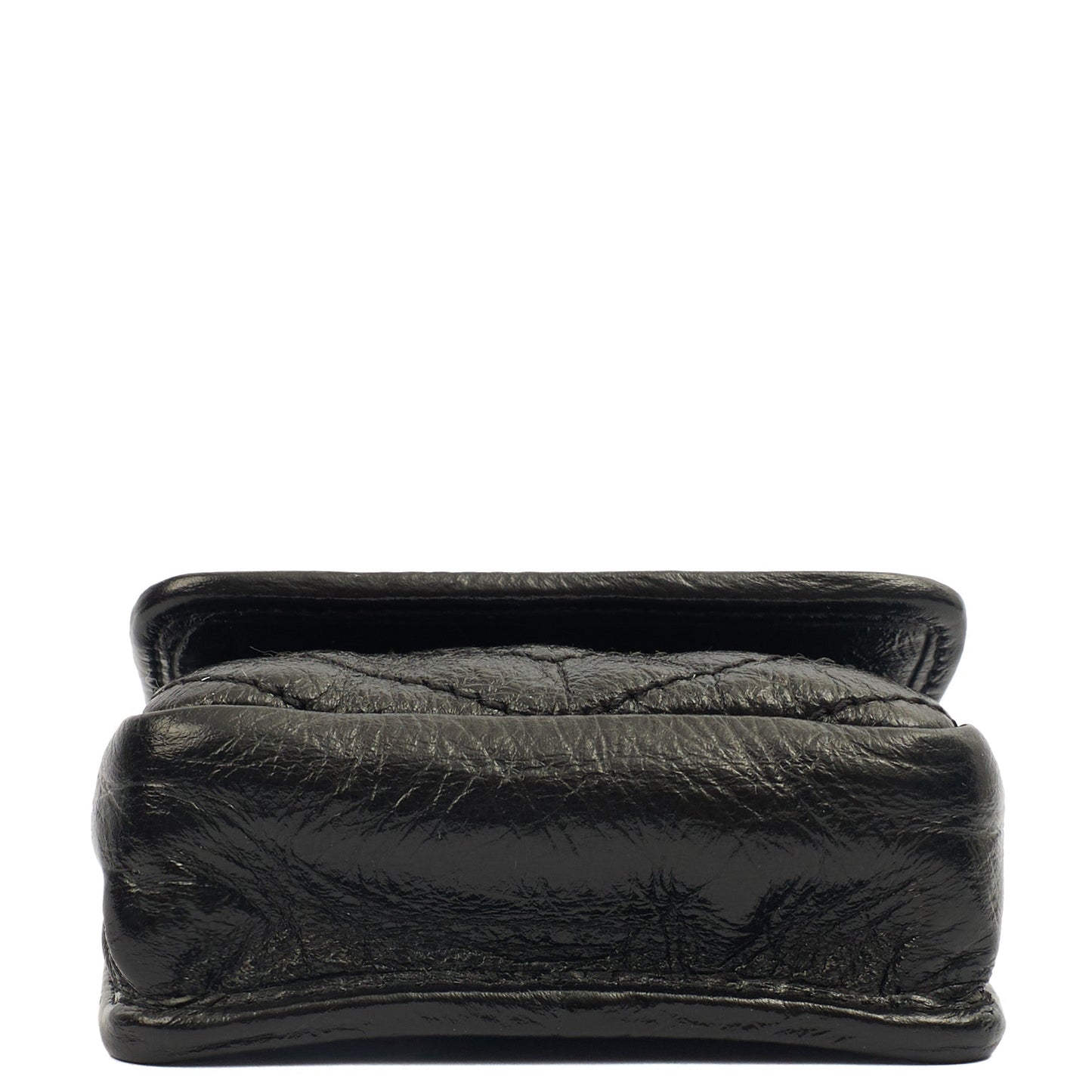 Saint Laurent Mini Bag Niki- Baby in Black, Leather — Detail View