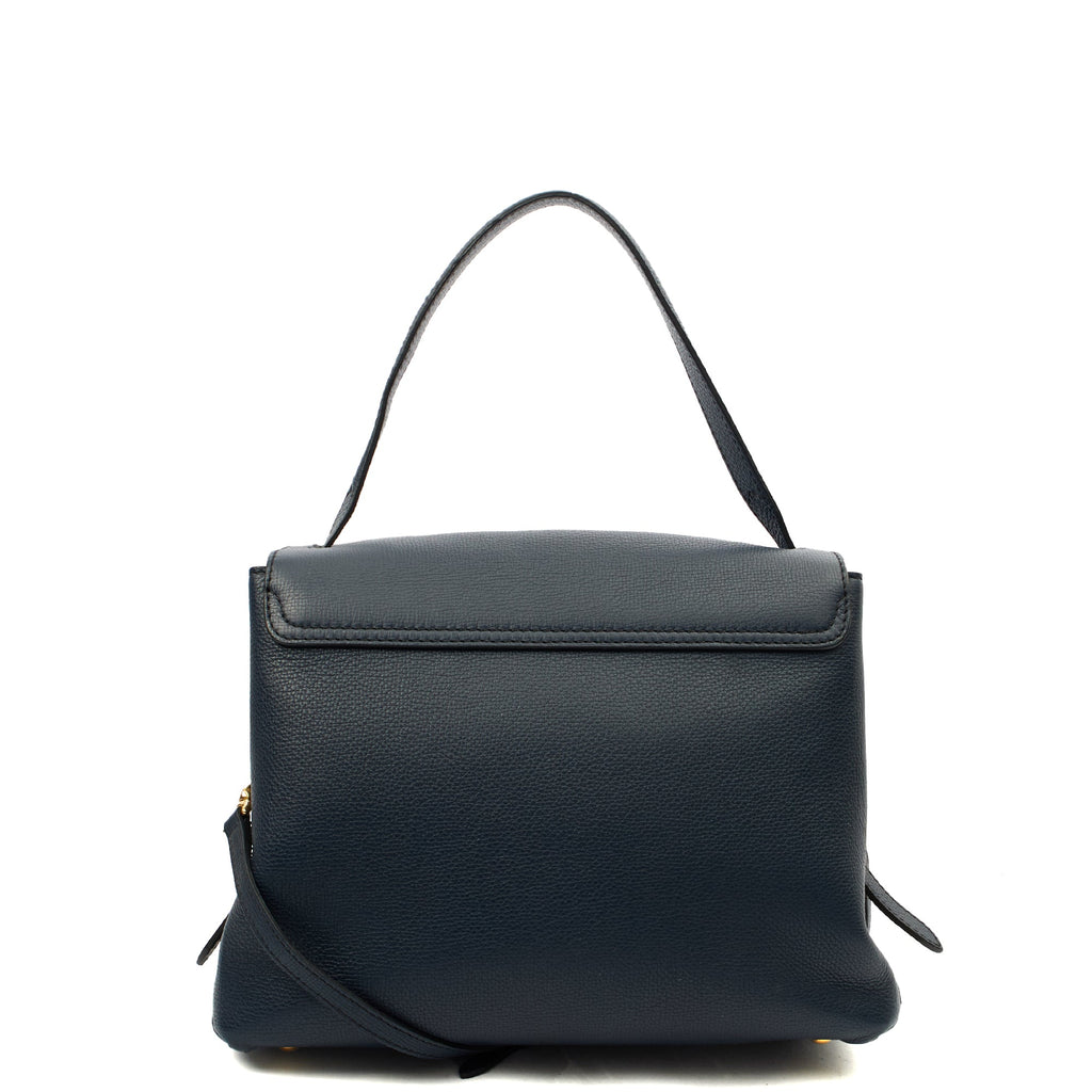 Burberry Cross Body Camberley Tote - Medium in Navy, Leather — Alternate View 9