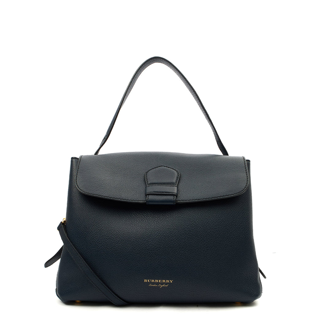 Burberry Cross Body Camberley Tote - Medium in Navy, Leather — Alternate View 7