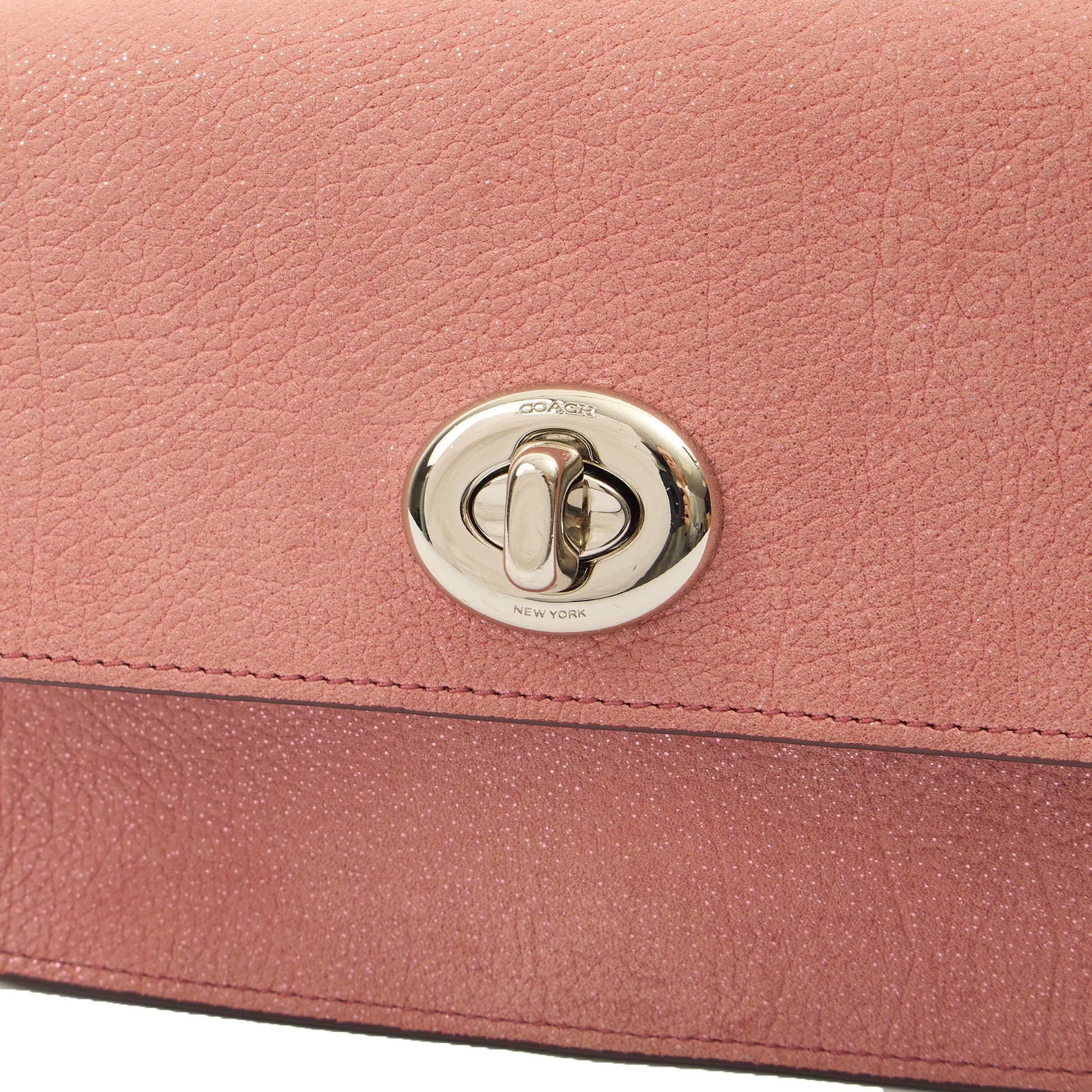 Coach Cross Body Powery in Pink, Fabric — Lifestyle View