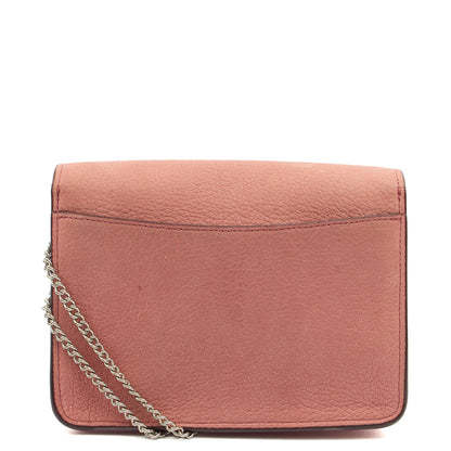 Coach Cross Body Powery in Pink, Fabric — Back View