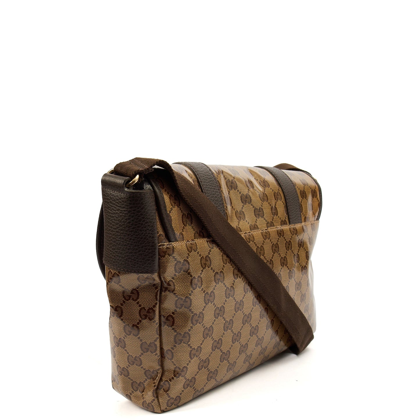 Gucci Satchel Satchel in Brown, Leather — Side View