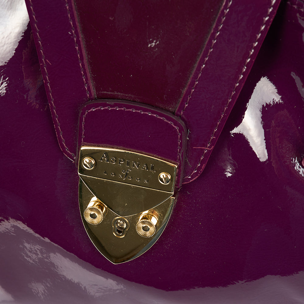 Aspinal of London Tote Barbarella in Purple, Leather — Alternate View 25