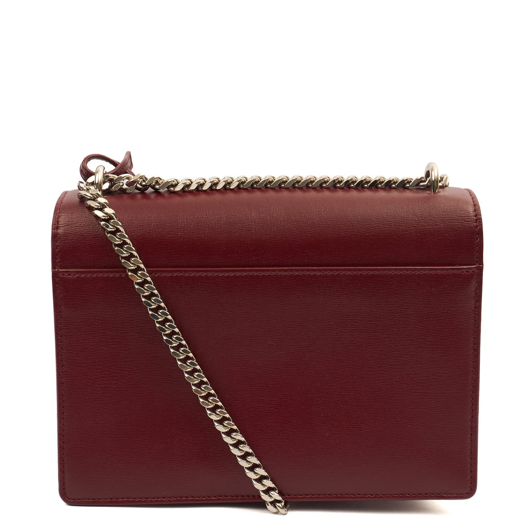 Saint Laurent Shoulder Bag Sunset - Medium in Red, Calfskin Leather — Alternate View 10