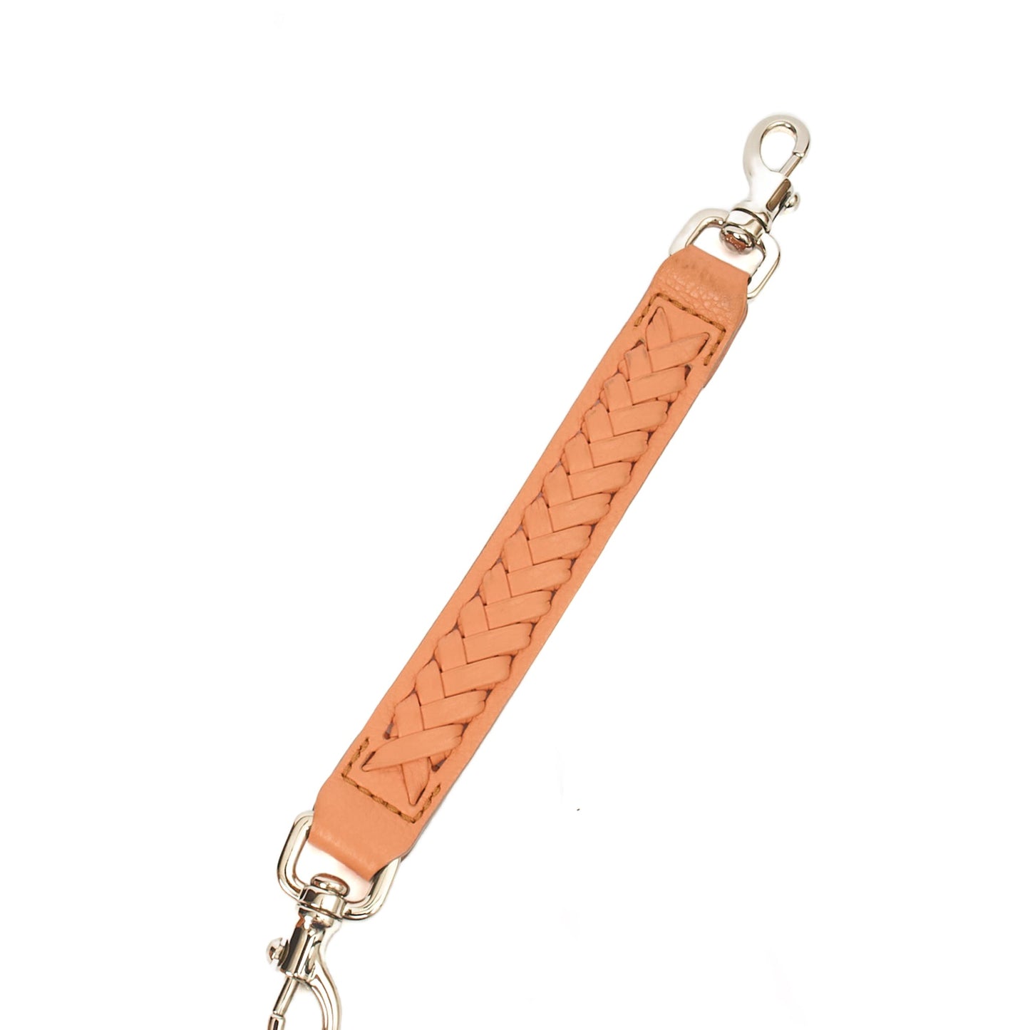 Mulberry Satchel Effie Satchel in Coral Orange, Calfskin Leather — Detail View