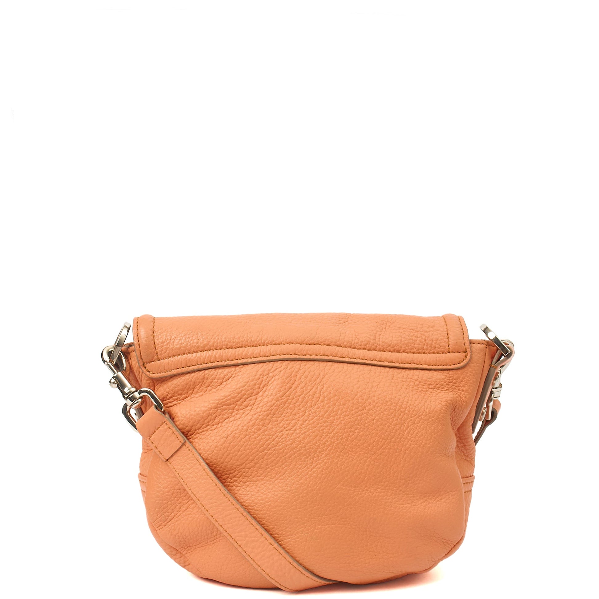 Mulberry Satchel Effie Satchel in Coral Orange, Calfskin Leather — Alternate View 10