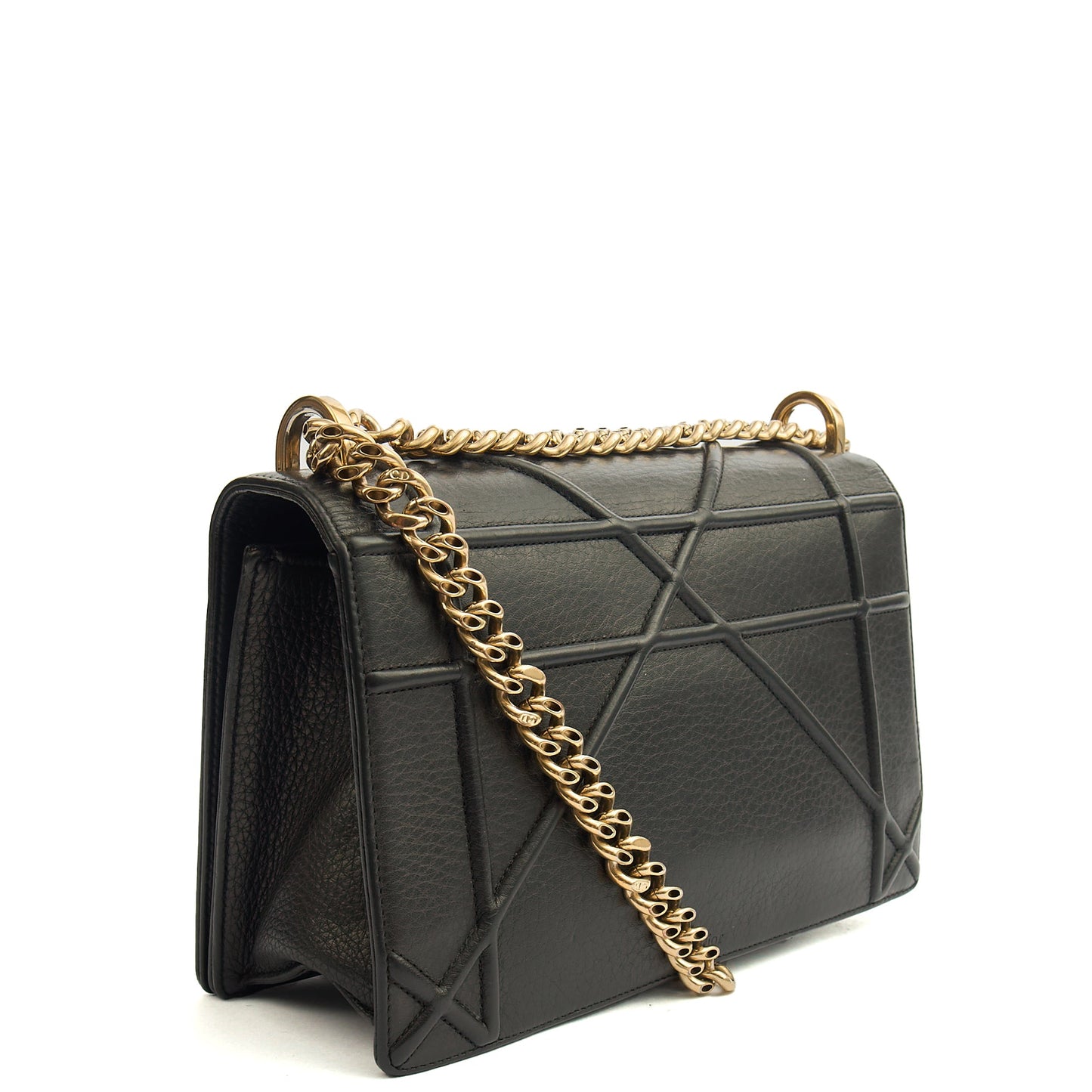 Christian Dior Shoulder Bag Diorama - Medium in Black, Calfskin — Alternate View 9