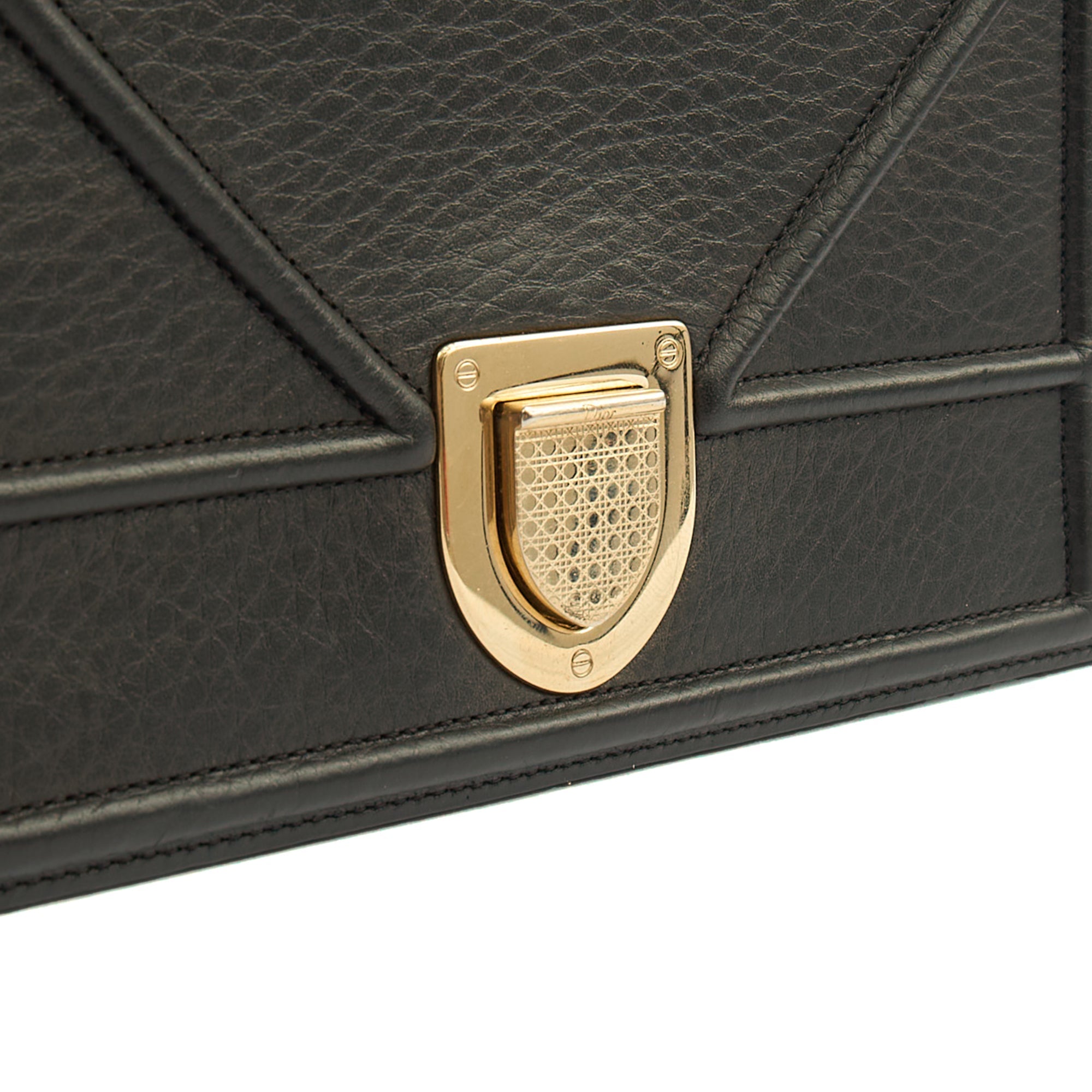 Christian Dior Shoulder Bag Diorama - Medium in Black, Calfskin — Alternate View 13