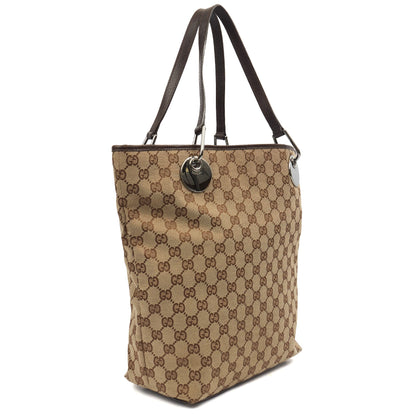 Gucci Tote Eclipse Tote in Brown, Fabric — Top View