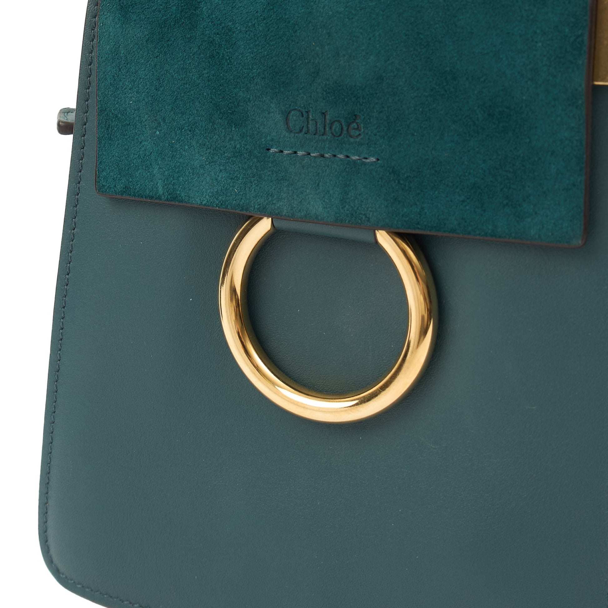 Chloe Cross Body Faye Day - Mini in Green, Calfskin Leather — Alternate View 12