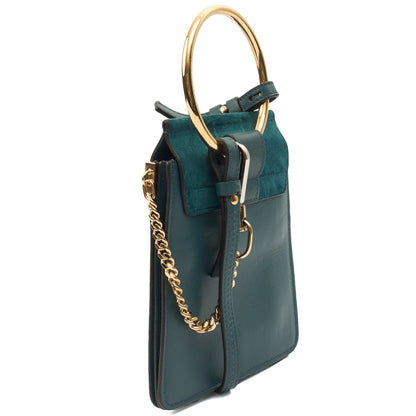Chloe Cross Body Faye Day - Mini in Green, Calfskin Leather — Alternate View 8