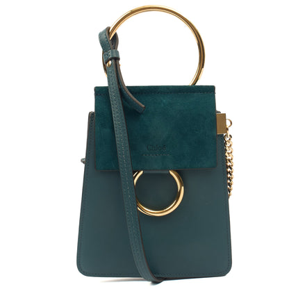 Chloe Cross Body Faye Day - Mini in Green, Calfskin Leather — Alternate View 7