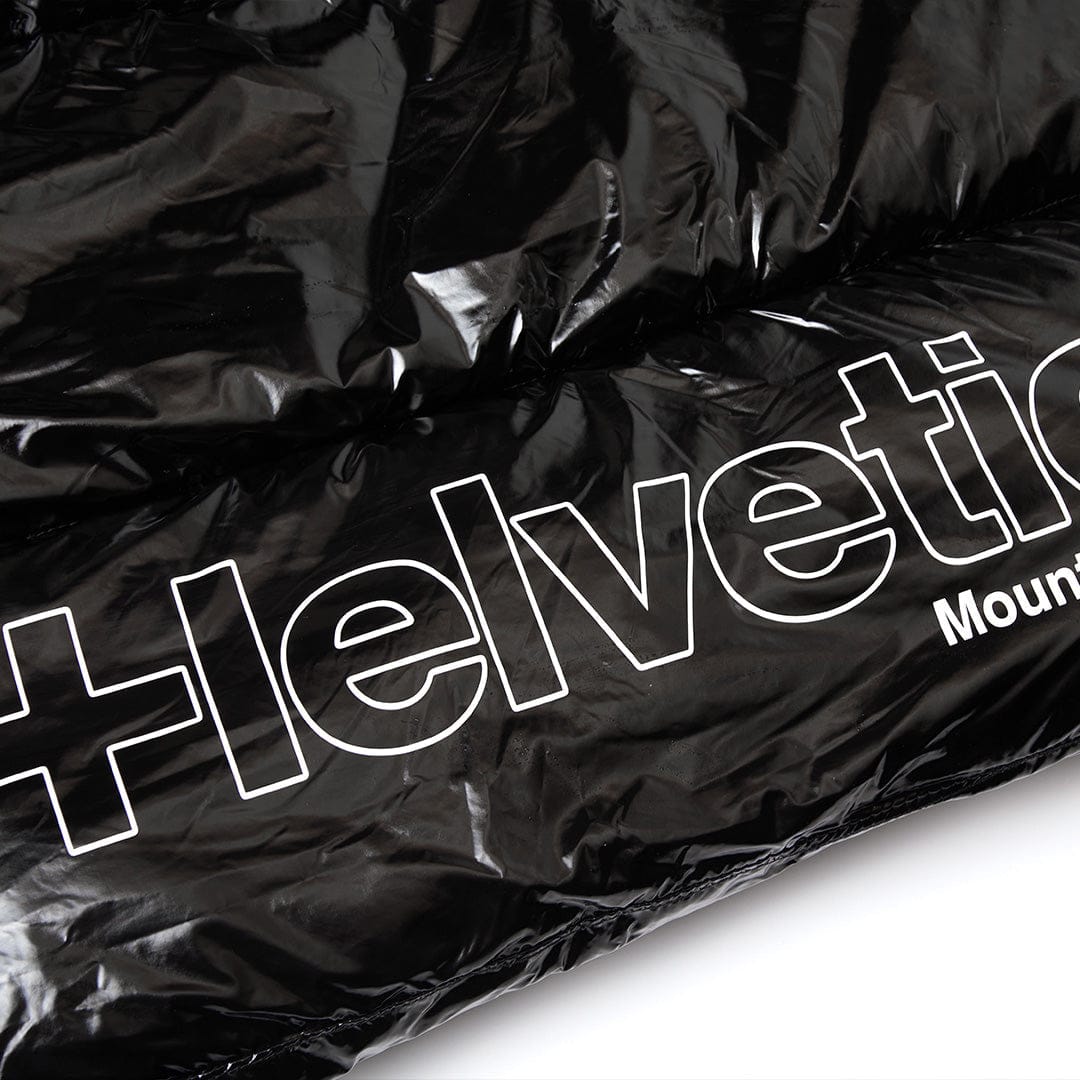 Helvetica Mountain Pioneers Viber Hooded Down Jacket — S — Detail View