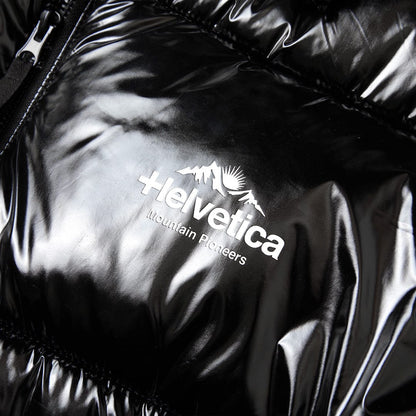 Helvetica Mountain Pioneers Viber Hooded Down Jacket — S — Alternate View 9