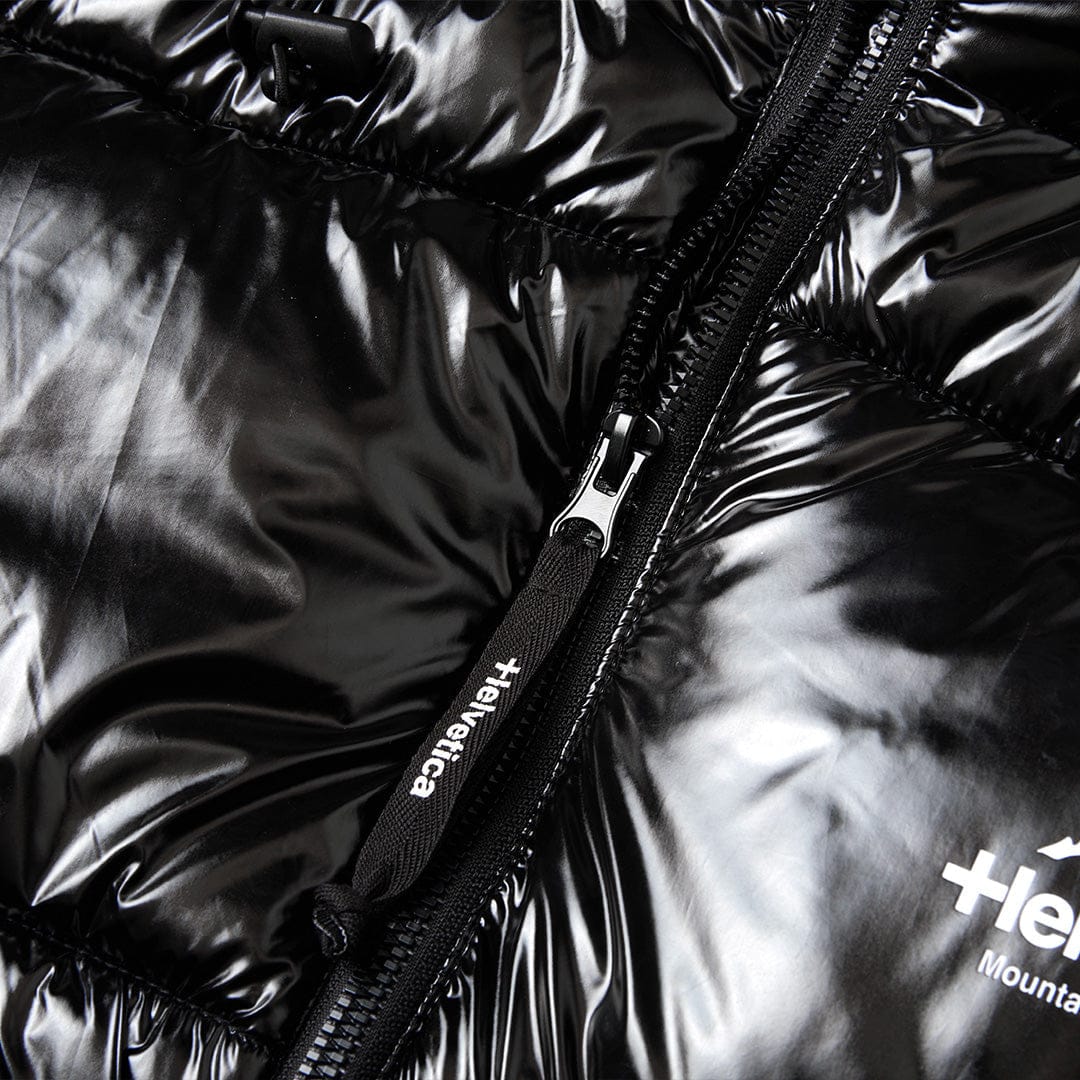 Helvetica Mountain Pioneers Viber Hooded Down Jacket — S — Alternate View 11