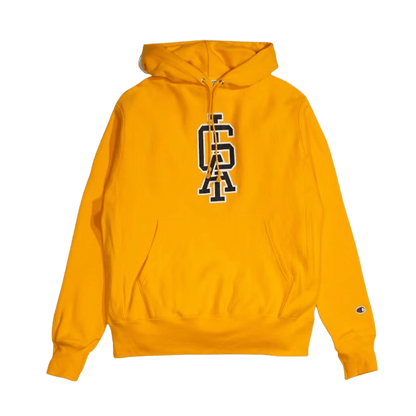 Virgil Abloh Dark Side of The Rainbow Hoodie 'Orange' — XXS — Front View