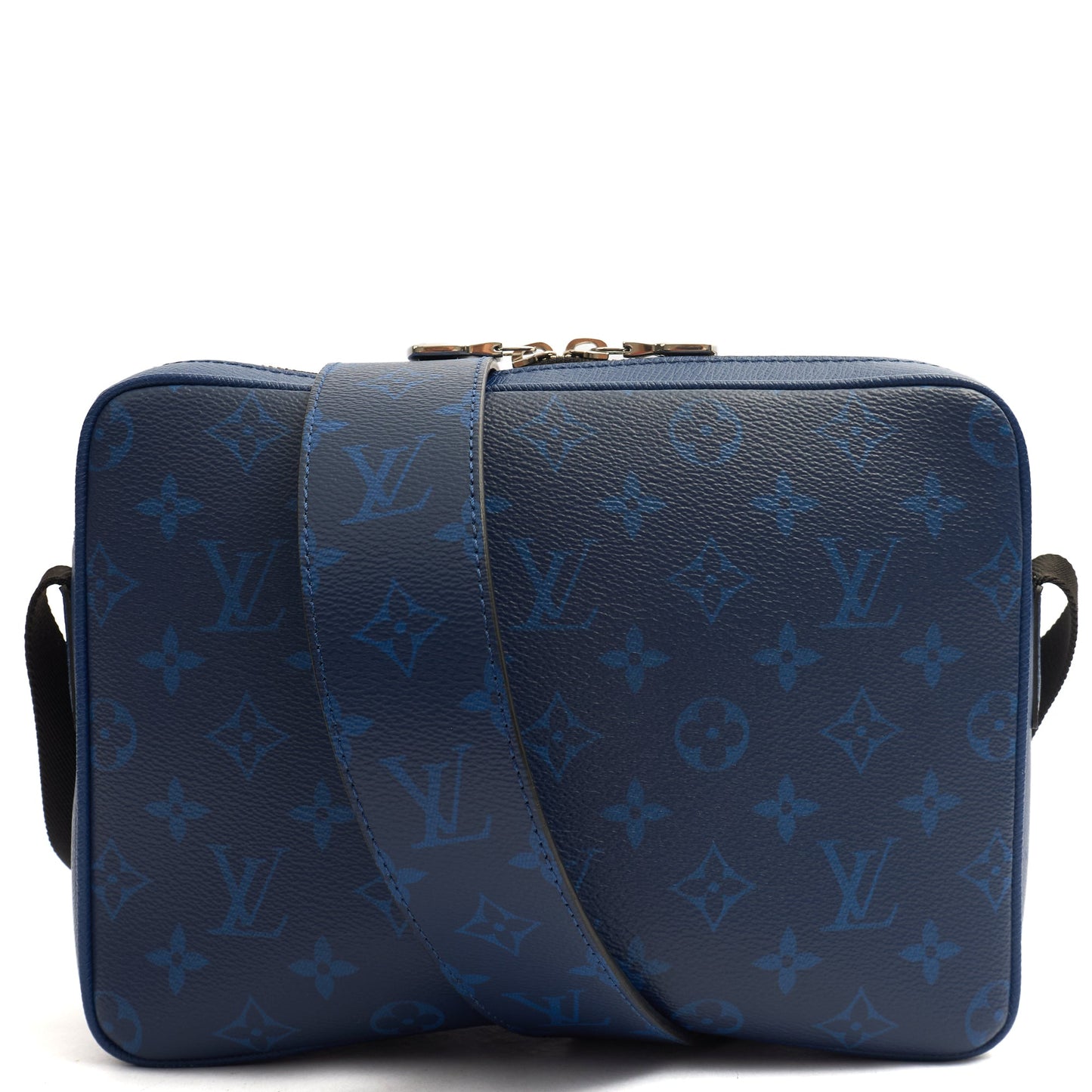 Louis Vuitton Cross Body Outdoor Messenger in Blue, Canvas — Top View