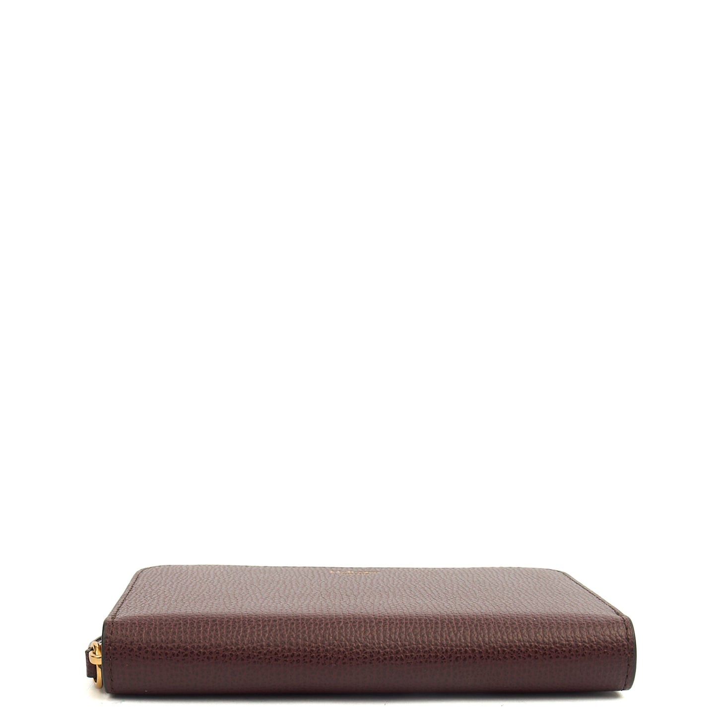 Mulberry Wallet Wallet in Oxblood, Calfskin Leather — Detail View
