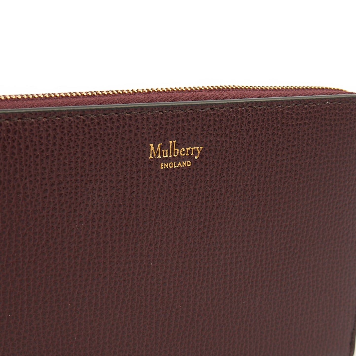 Mulberry Wallet Wallet in Oxblood, Calfskin Leather — Lifestyle View