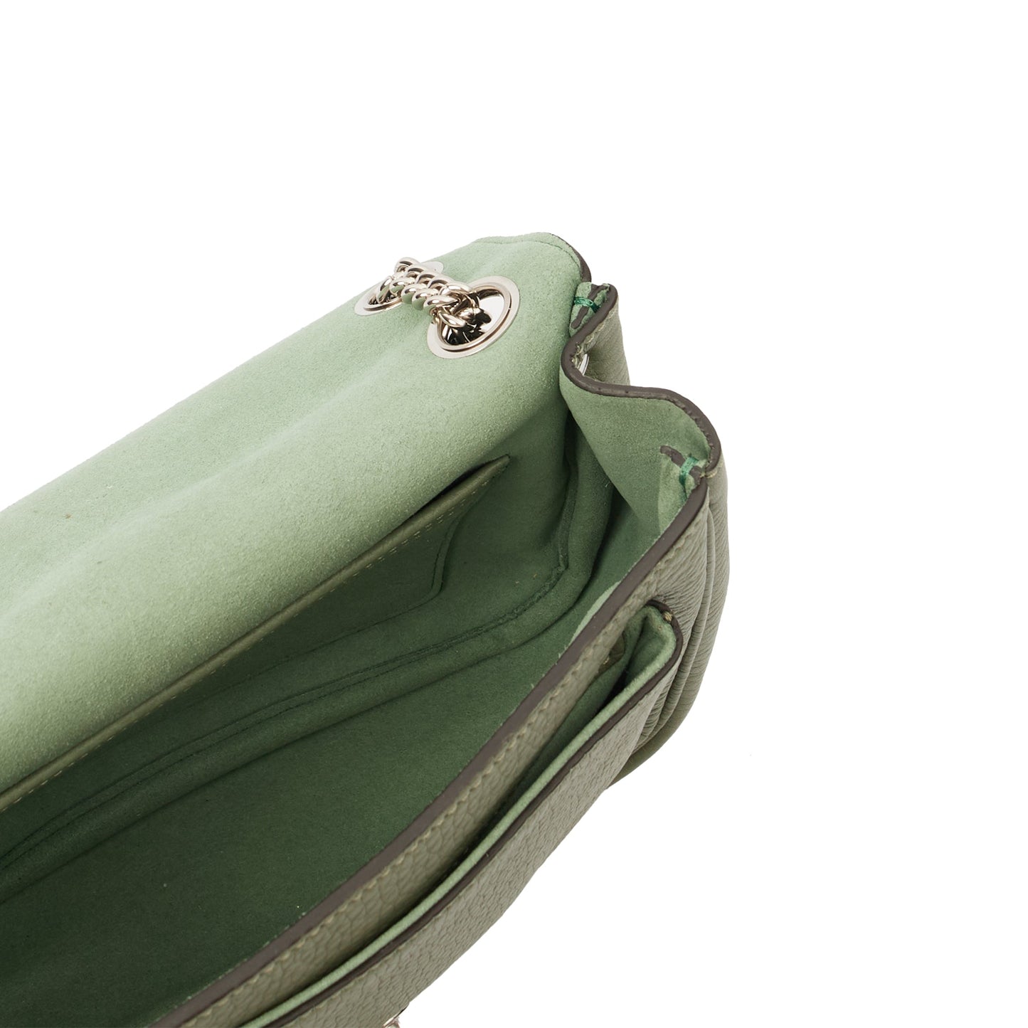 Mulberry Cross Body Darley Shoulder Bag  in Cambridge Green, Leather — Detail View