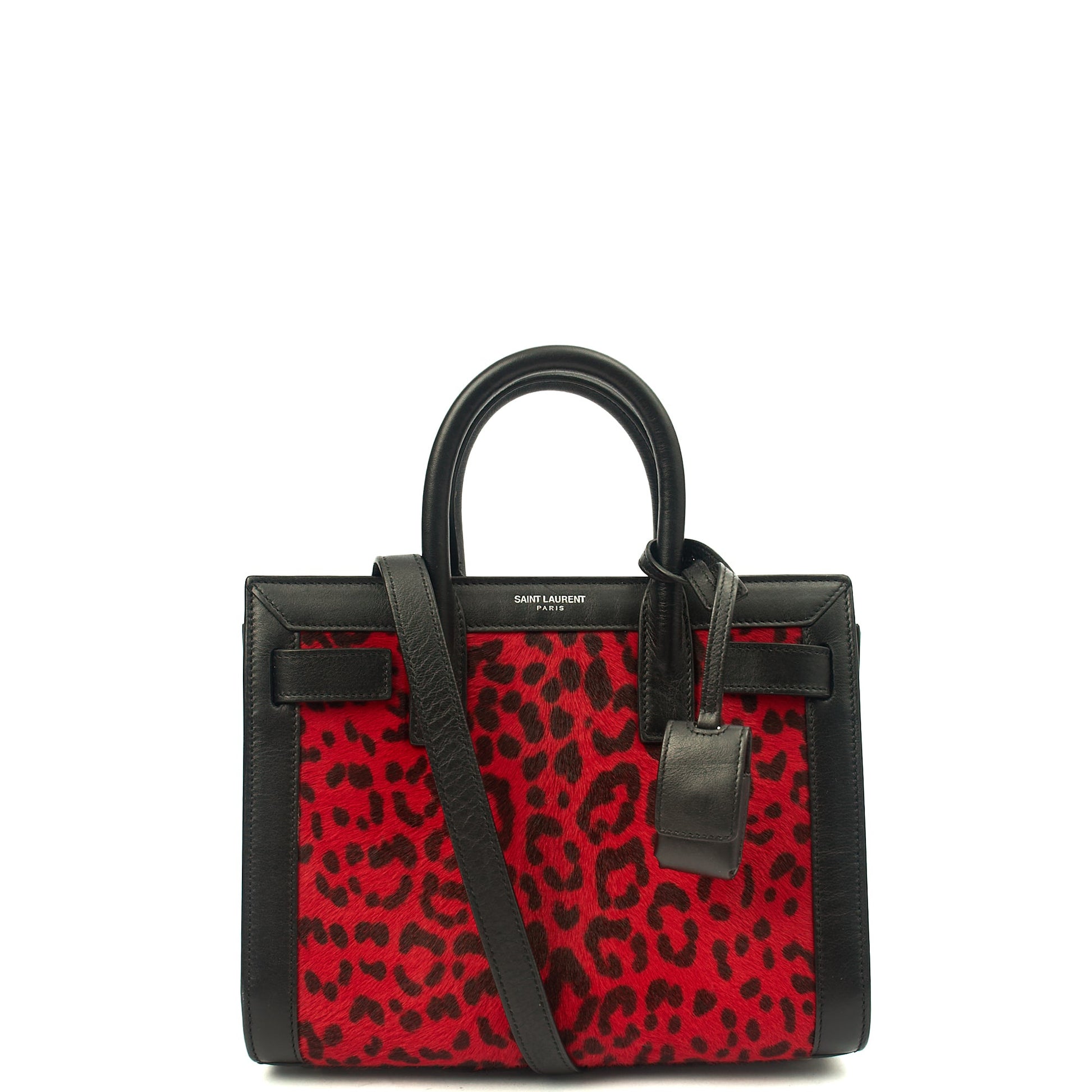 Saint Laurent Tote Sac de Jour Nano in Black, Calfskin Leather — Alternate View 7