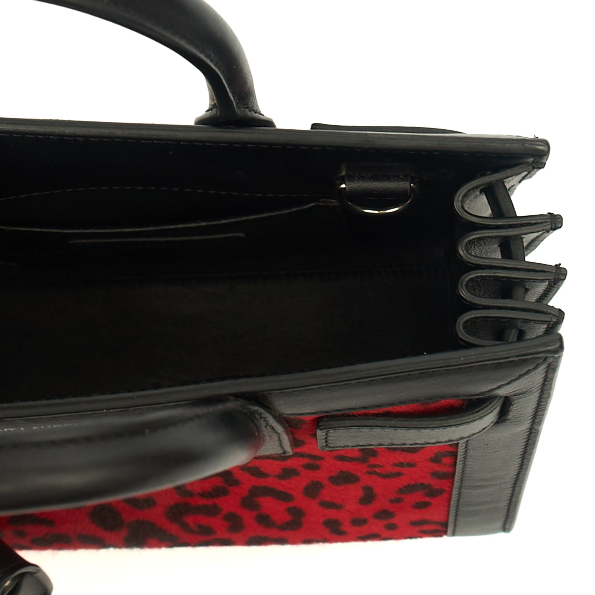 Saint Laurent Tote Sac de Jour Nano in Black, Calfskin Leather — Alternate View 11
