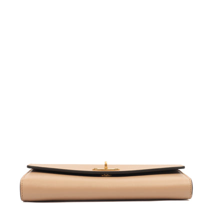 Mulberry Purse Darley Wallet - Medium in Maple, Leather — Detail View