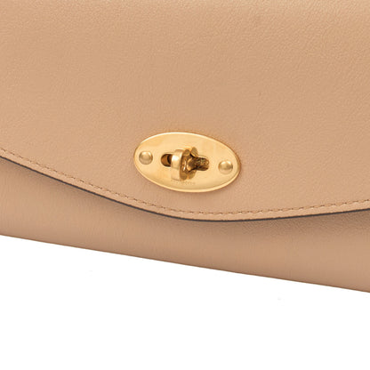 Mulberry Purse Darley Wallet - Medium in Maple, Leather — Side View