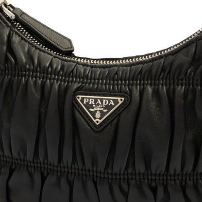 Prada Cross Body Re-Edition Quilted Crossbody in Black, Calfskin — Alternate View 12