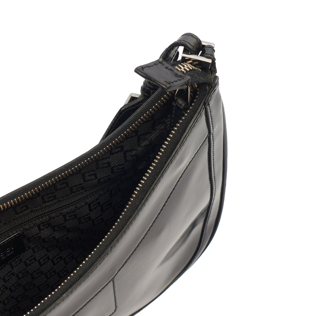 Gucci Shoulder Bag Jackie in Black, Patent Leather — Alternate View 8