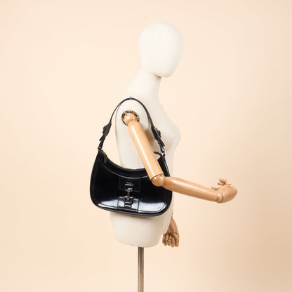 Gucci Shoulder Bag Jackie in Black, Patent Leather — Alternate View 7