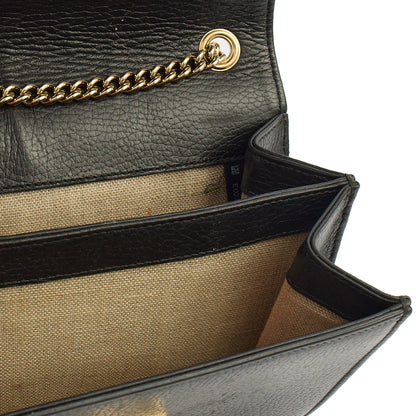Gucci Cross Body Interlocking GG Bag - Small in Black, Leather — Lifestyle View