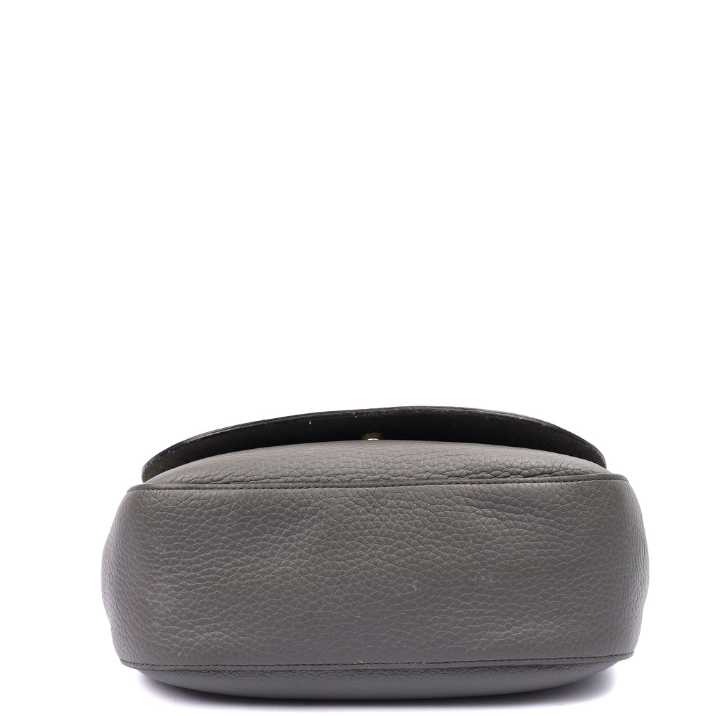 Mulberry Cross Body Amberley in Mole Grey, Leather — Top View