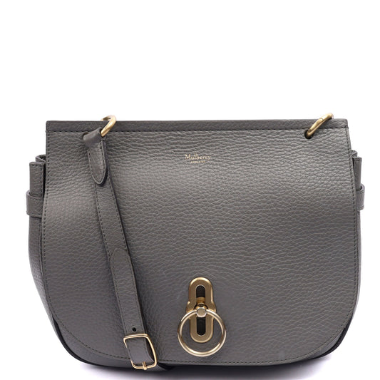Mulberry Cross Body Amberley in Mole Grey, Leather — Front View