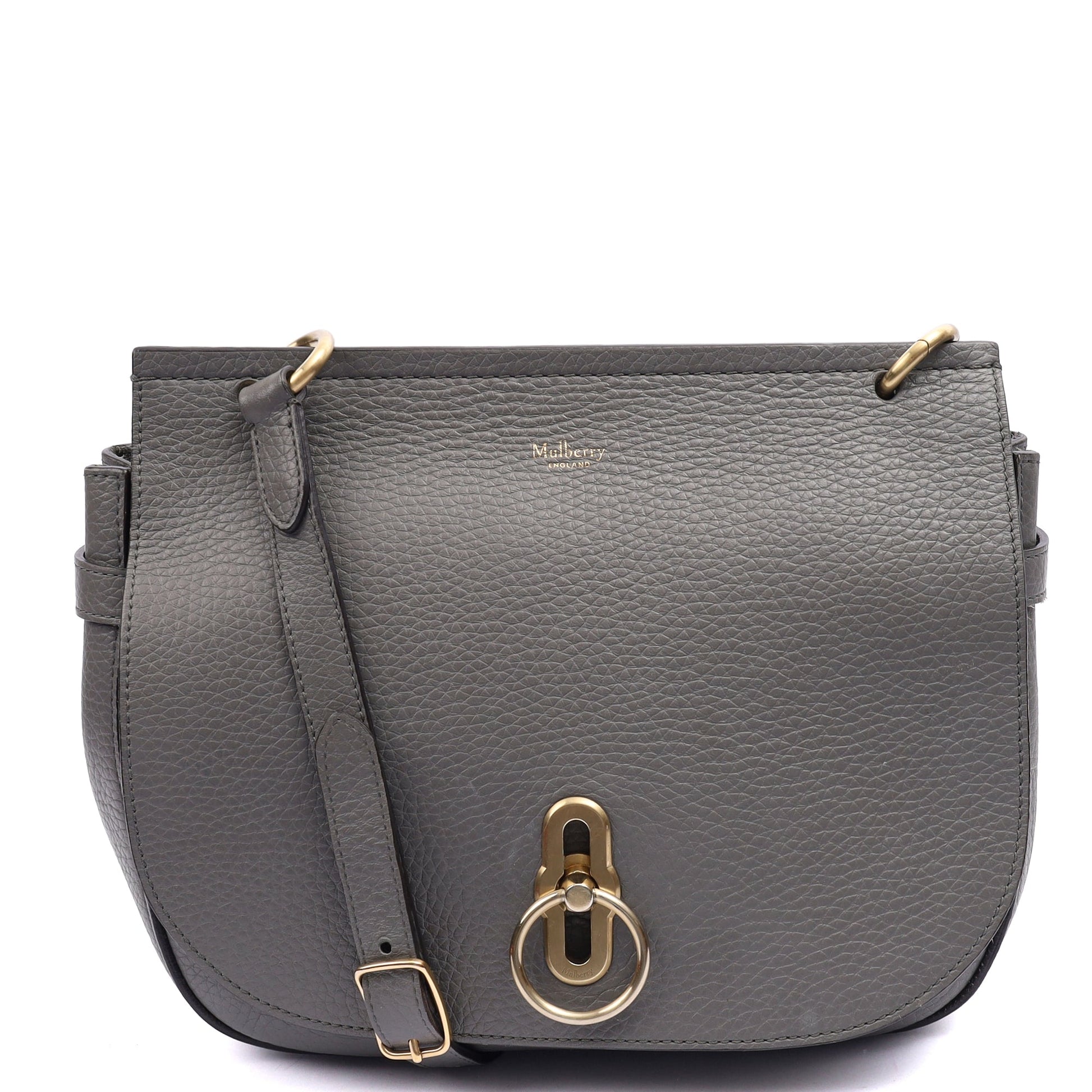 Mulberry Cross Body Amberley in Mole Grey, Leather — Alternate View 7