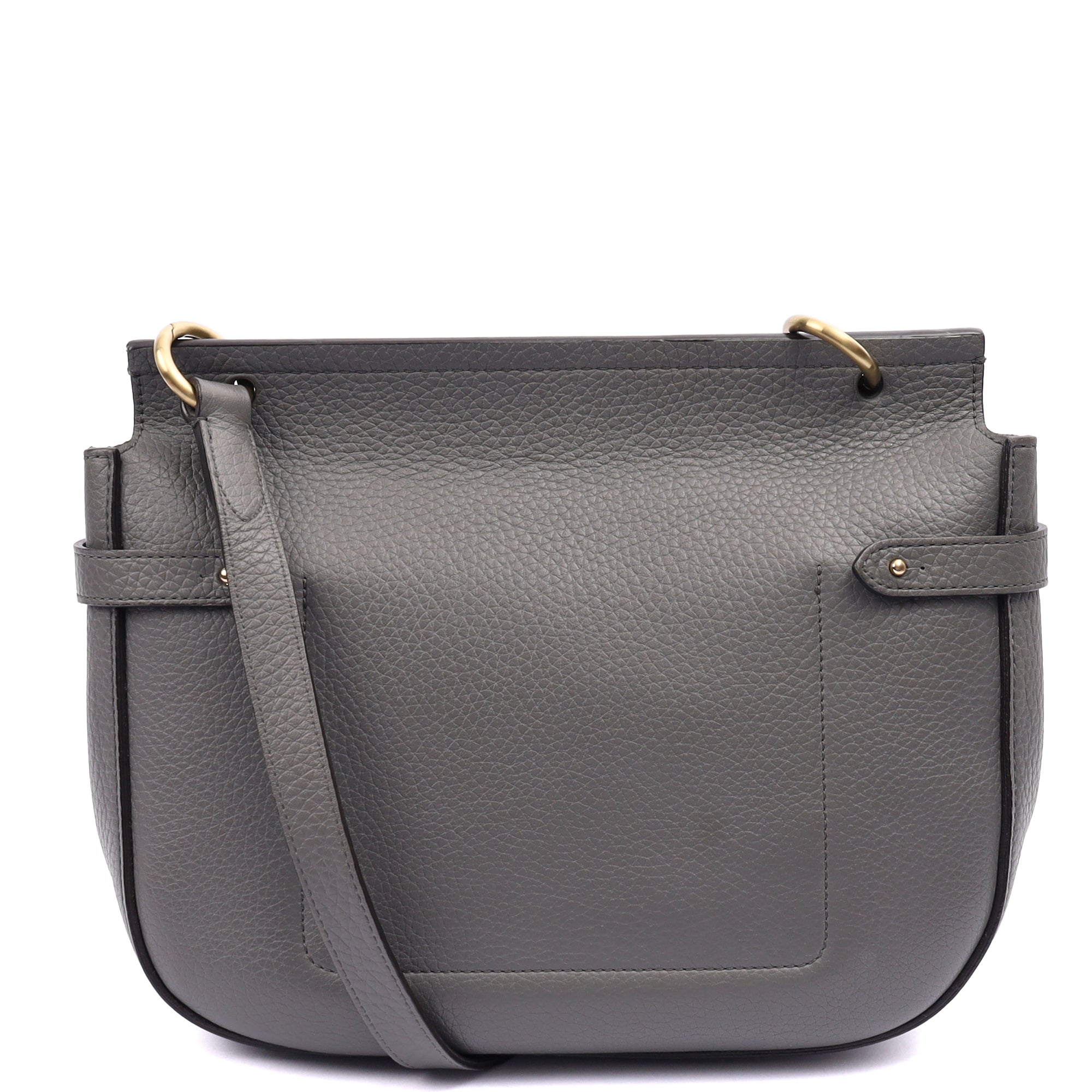 Mulberry Cross Body Amberley in Mole Grey, Leather — Back View