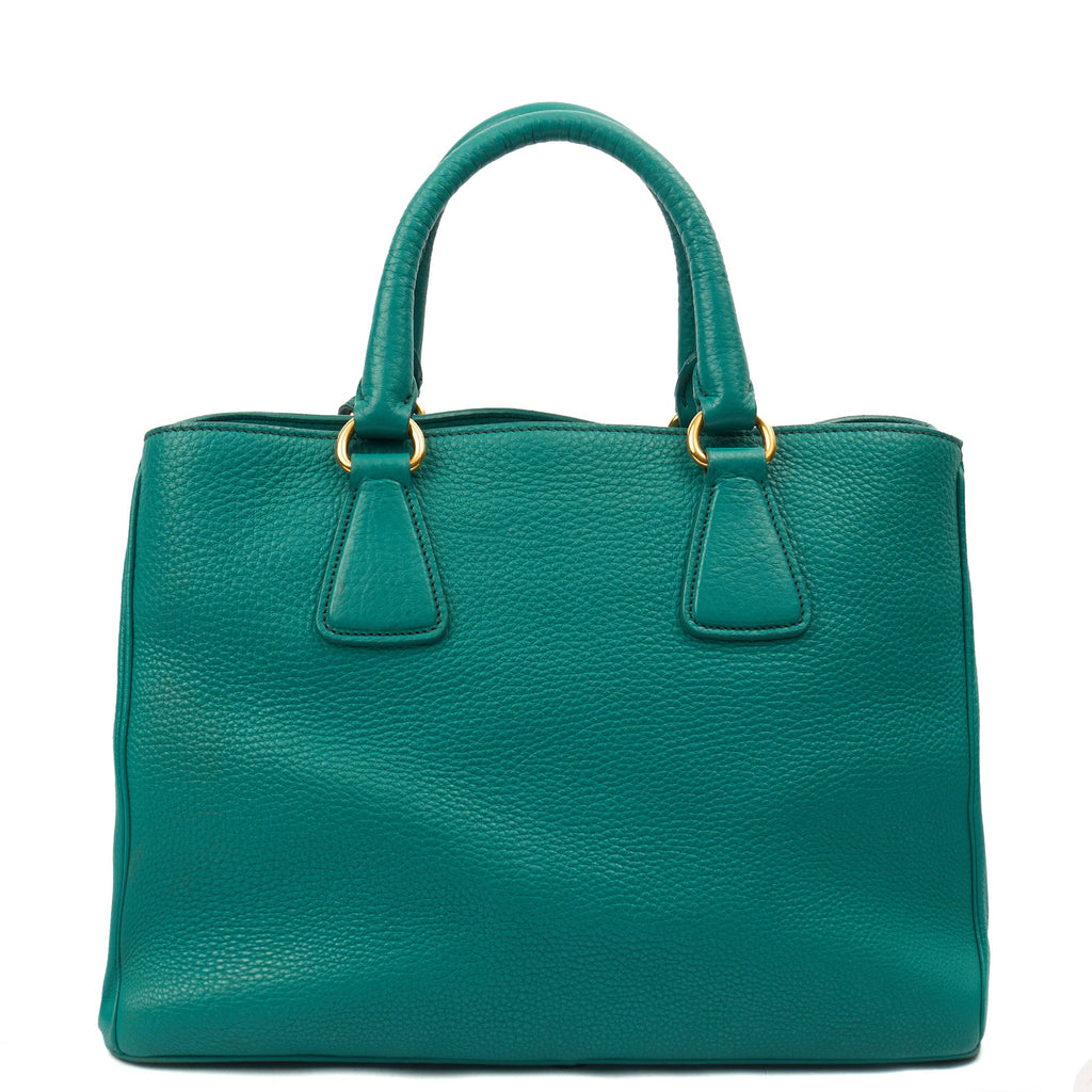 Prada Tote Tote in Blue, Calfskin — Top View