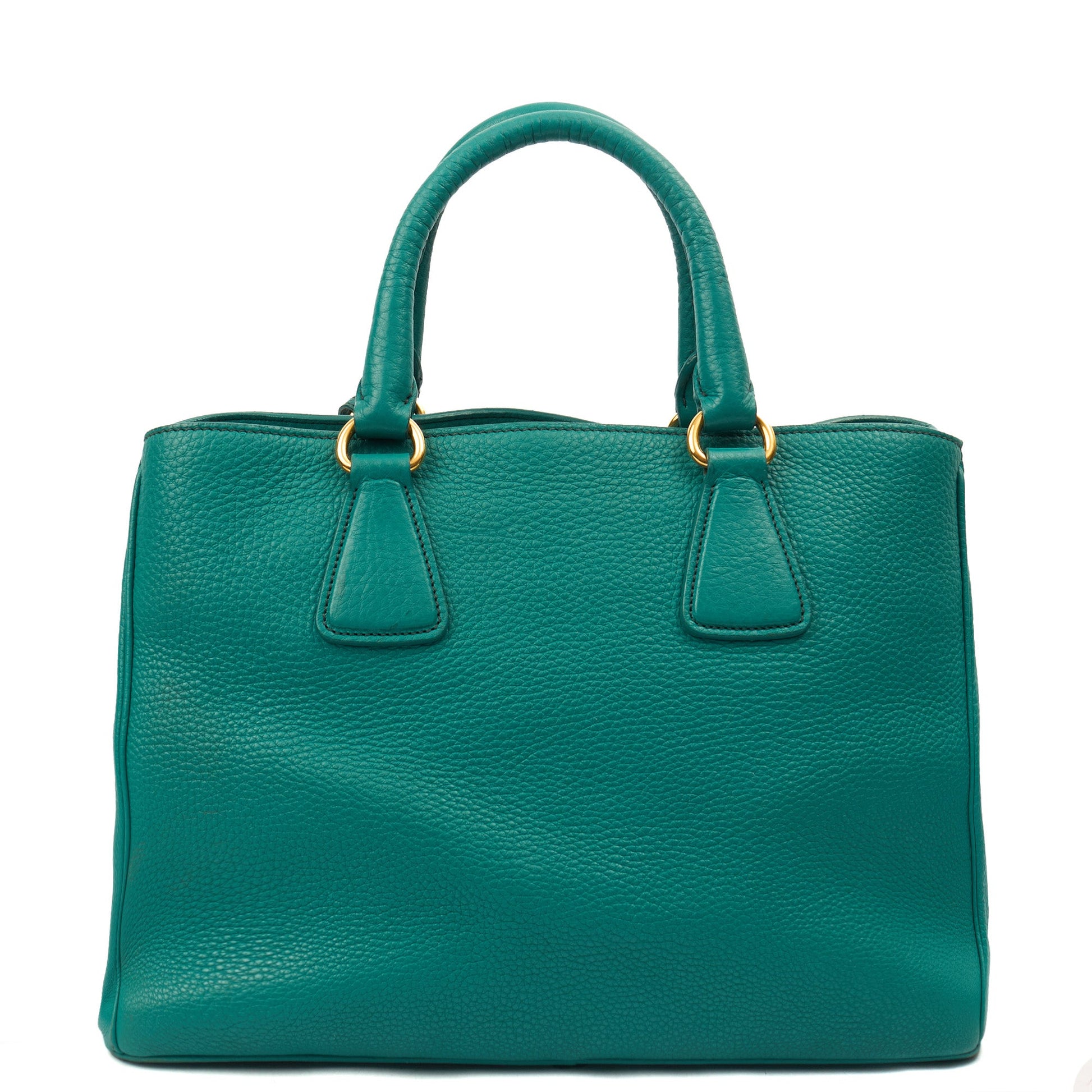 Prada Tote Tote in Blue, Calfskin — Top View