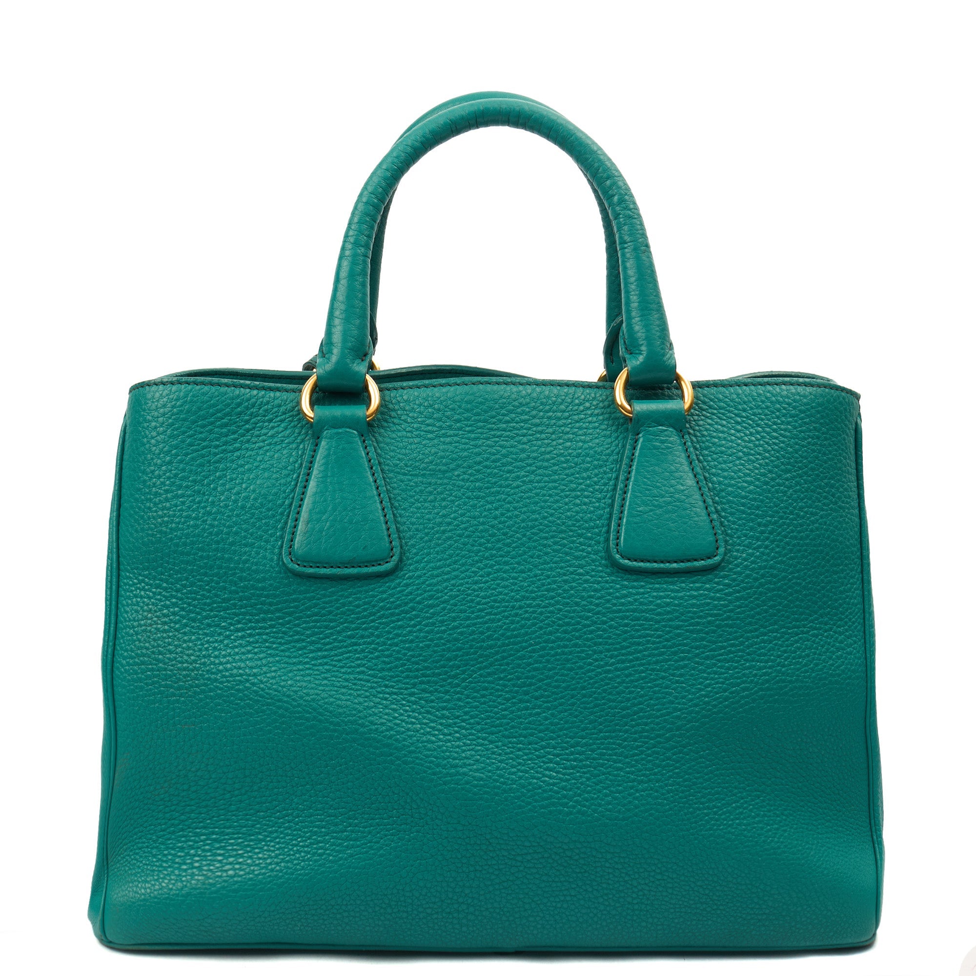 Prada Tote Tote in Blue, Calfskin — Top View