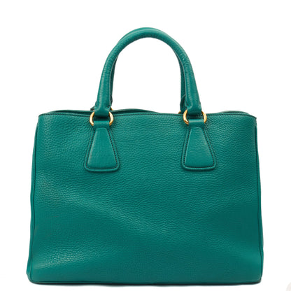 Prada Tote Tote in Blue, Calfskin — Top View