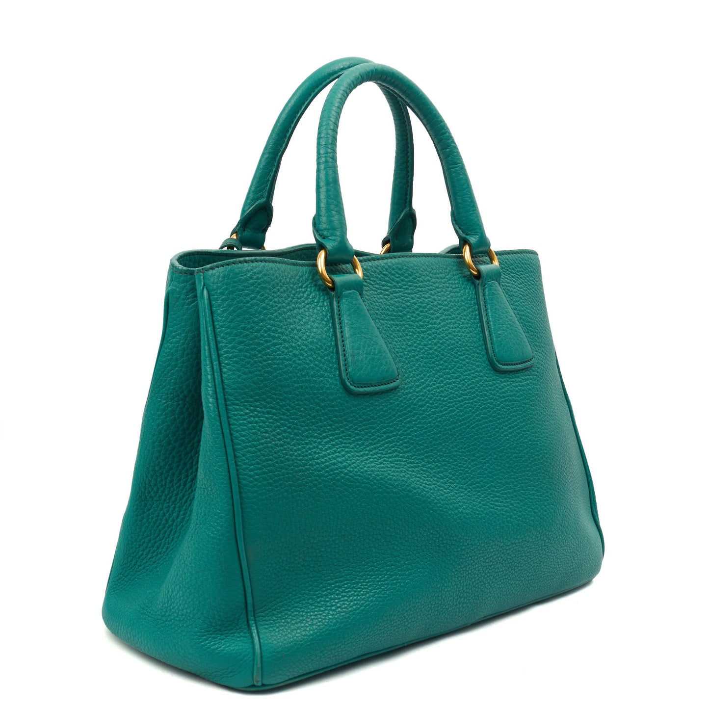 Prada Tote Tote in Blue, Calfskin — Back View