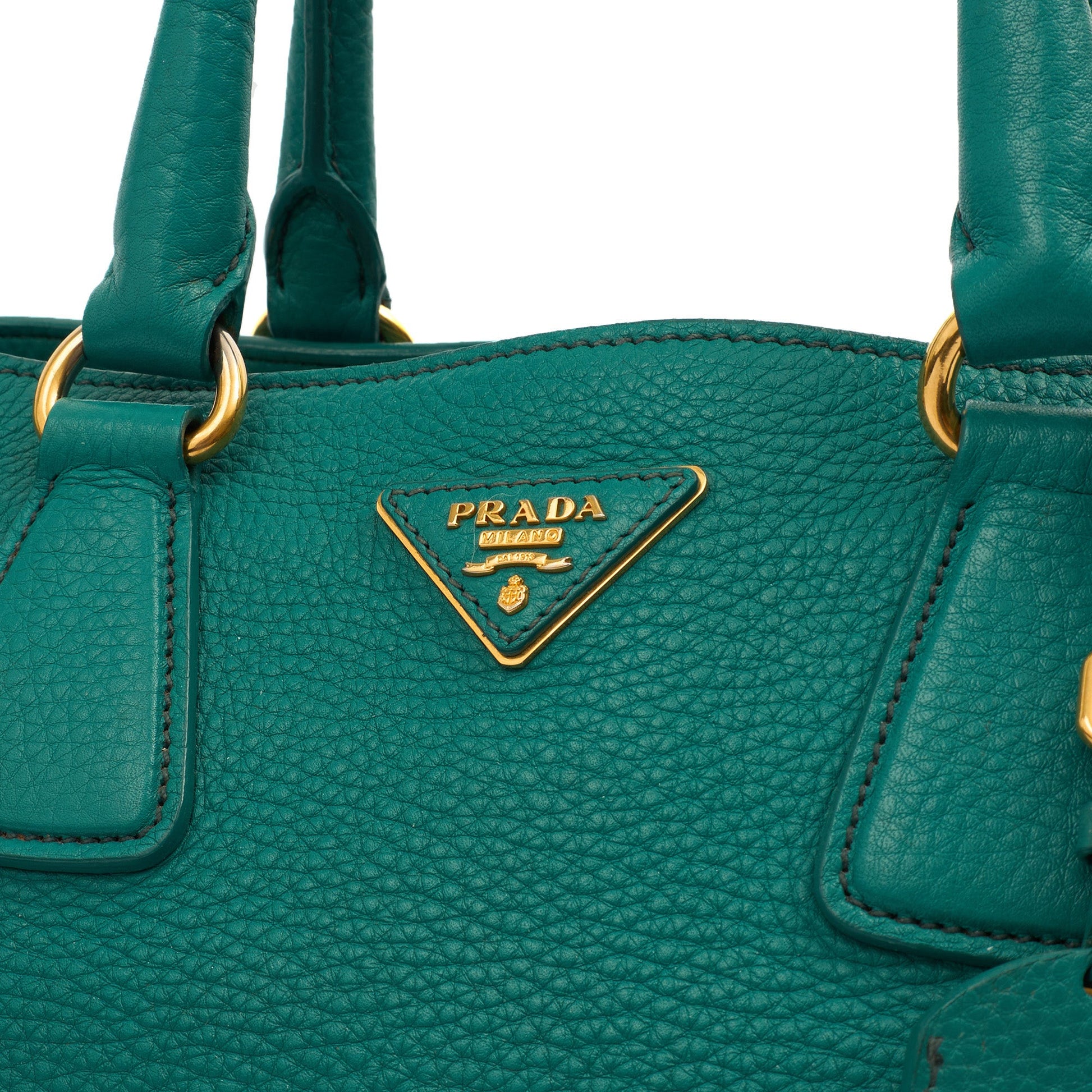 Prada Tote Tote in Blue, Calfskin — Lifestyle View