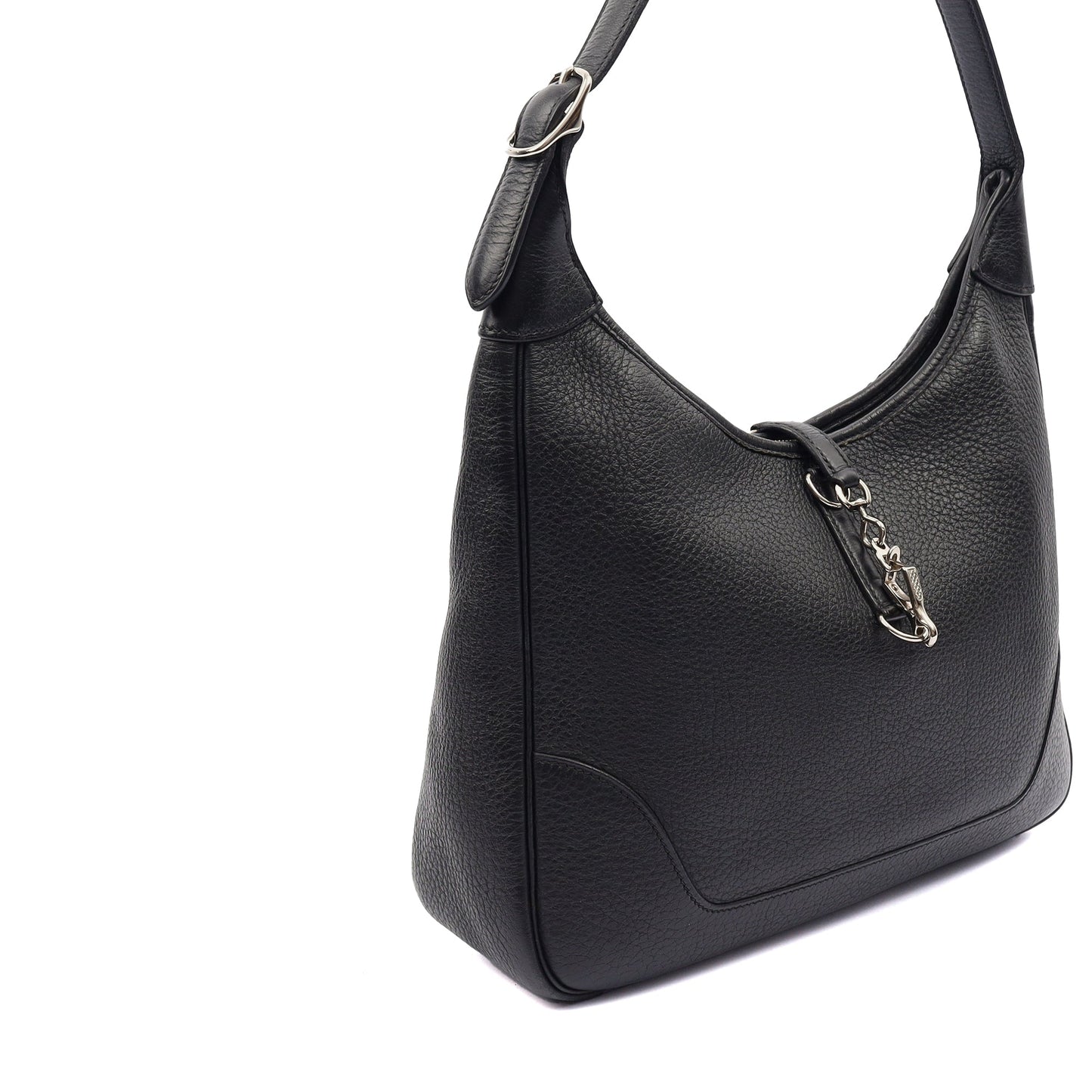 Hermes Tote Trim  in Black, Togo Leather — Alternate View 18
