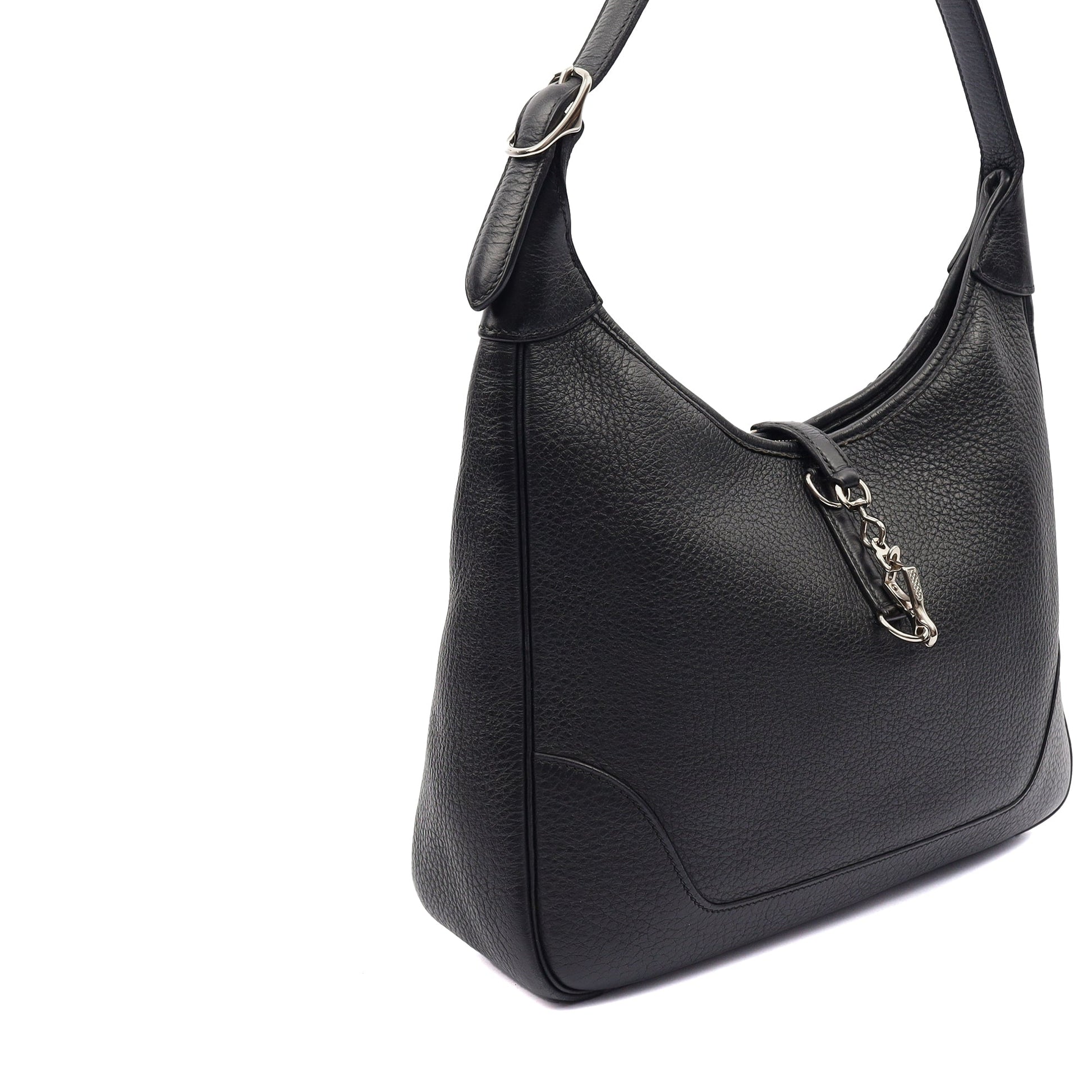Hermes Tote Trim  in Black, Togo Leather — Alternate View 18