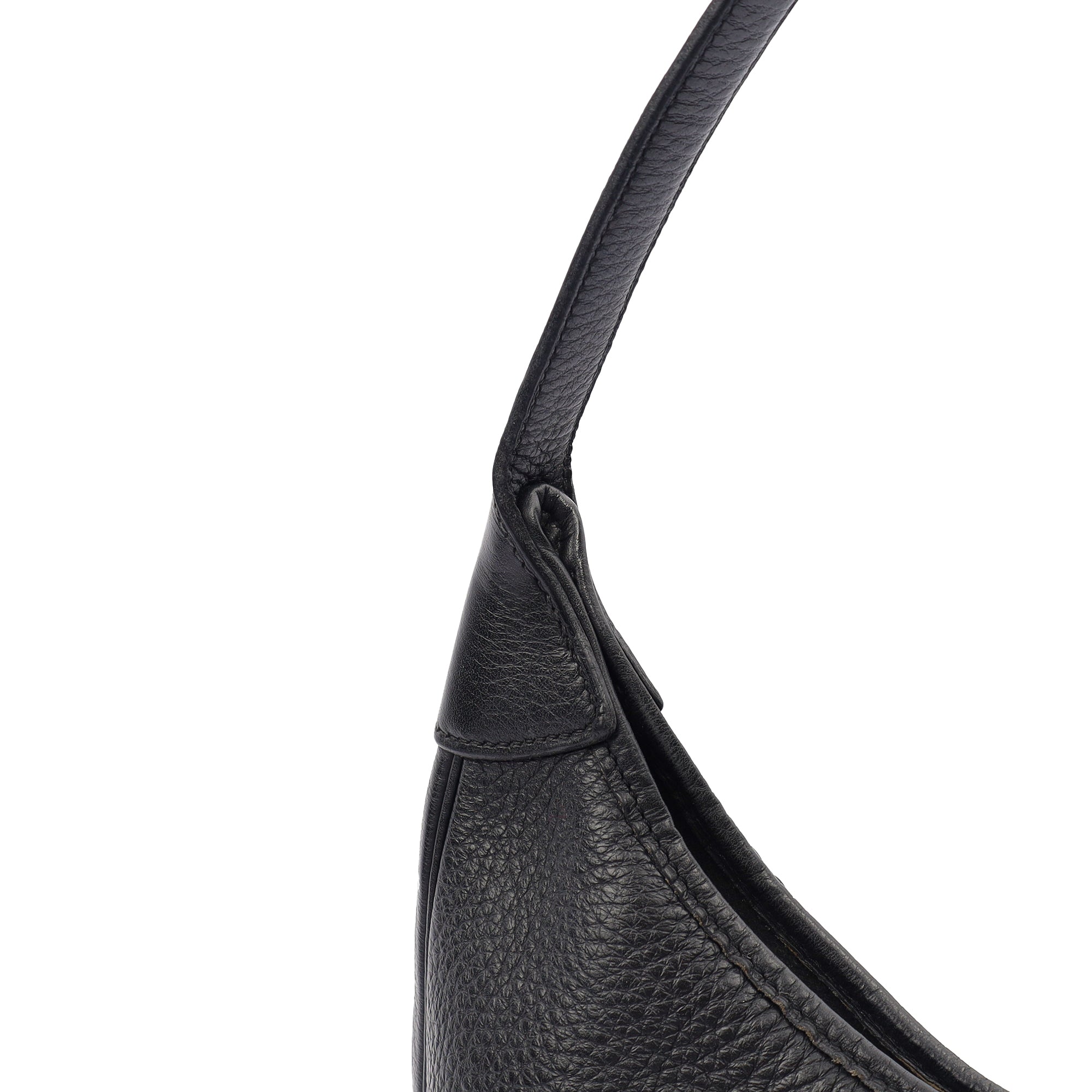 Hermes Tote Trim  in Black, Togo Leather — Alternate View 9