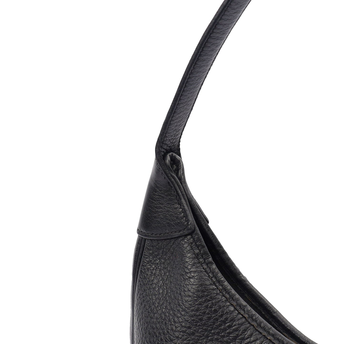 Hermes Tote Trim  in Black, Togo Leather — Alternate View 20