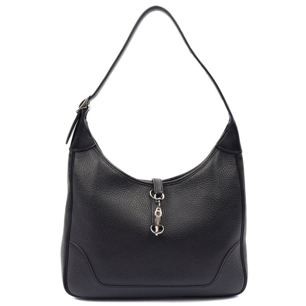 Hermes Tote Trim  in Black, Togo Leather — Alternate View 12